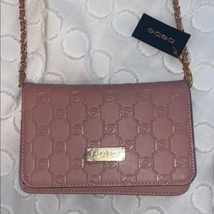 NWT ROSE GOLD BEBE PURSE
